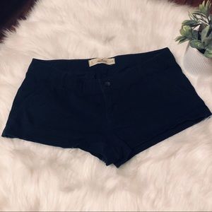 Juniors Navy Low Waist Hollister Shorts